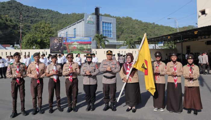 Saka Bhayangkara Polresta Gorontalo Kota Siap Berpartisipasi dalam Peran Saka Nasional 2025