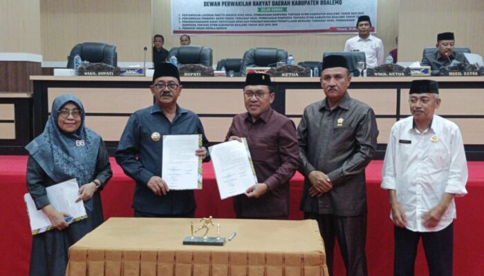 DPRD Boalemo Sahkan Perda RTRW, Tunggu Evaluasi Gubernur