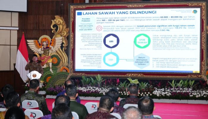 Alih Fungsi Lahan Sawah di Bali Masuk dalam Kategori Tinggi