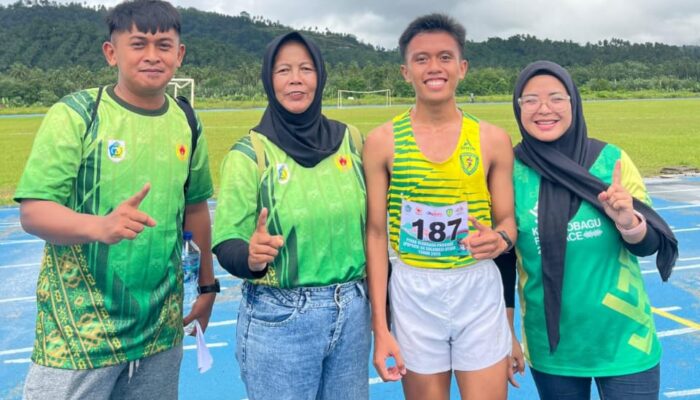 Andika Inggolalo, Atlet Lari asal Kotamobagu Sabet Emas di Porprov XII Sulut