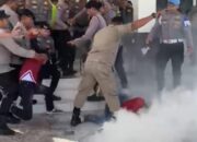 Demo Mahasiswa di Kantor DPRD Gorut Ricuh, Masa Aksi Diduga Kena Pukul