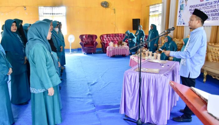 Tim Penggerak PKK Desa se-Kecamatan Marisa Resmi Dikukuhkan