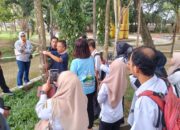 Peserta Pelatihan Ikut Sesi Praktek Menghitung Cadangan Karbon di Gorontalo