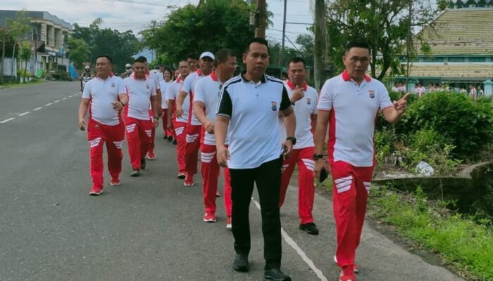 Personel Polres Kotamobagu Digenjot Turunkan Berat Badan