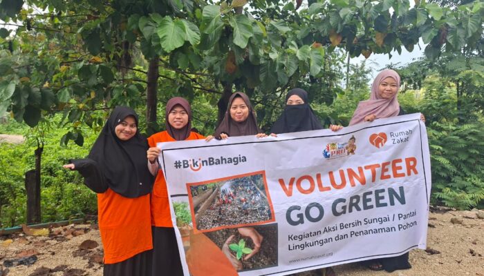 Rumah Zakat Gorontalo Peduli Lingkungan dan Penghijauan
