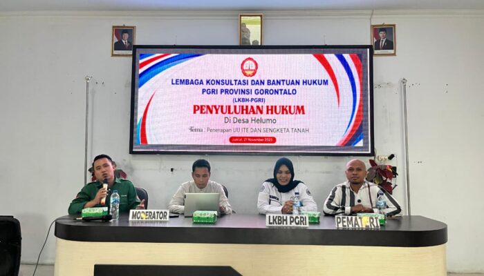 LKBH PGRI Gelar Sosialisasi Hukum di Gorontalo Utara
