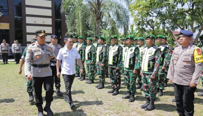 TNI-Polri dan Pemkot Kotamobagu Siap Tanggap Darurat Bencana
