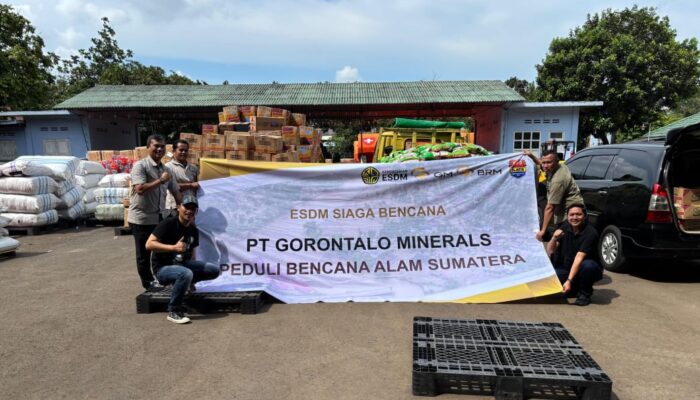 PT Gorontalo Minerals Salurkan Bantuan untuk Korban Bencana di Sumatera