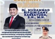 Kakantah Kabupaten Gorontalo Apresiasi Ketua Komisi II DPR RI Dianugerahi KORPRI Lifetme Achievement