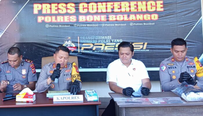 Polres Bone Bolango Catat 311 Kasus Pidana Ditanggani di Tahun 2025