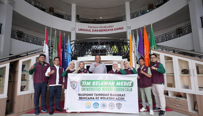 Rektor UNG Kerahkan Tim Relawan Medis Bantu Korban Banjir di Aceh