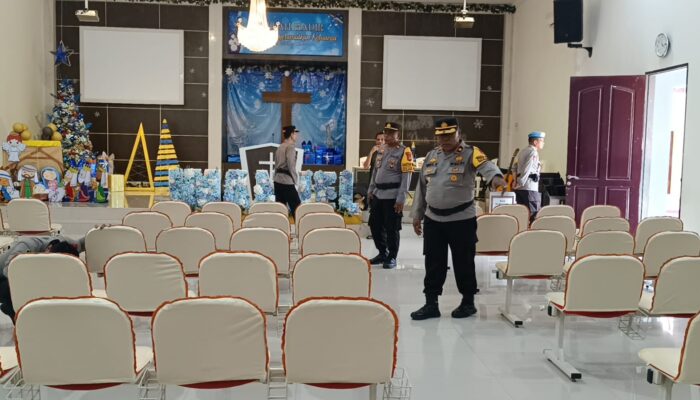Jelang Perayaan Natal, Polisi Sterilisasi Gereja di Pohuwato