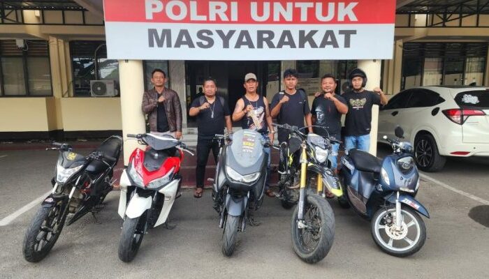 Polresta Gorontalo Kota Ungkap Sindikat Curanmor Lintas Provinsi