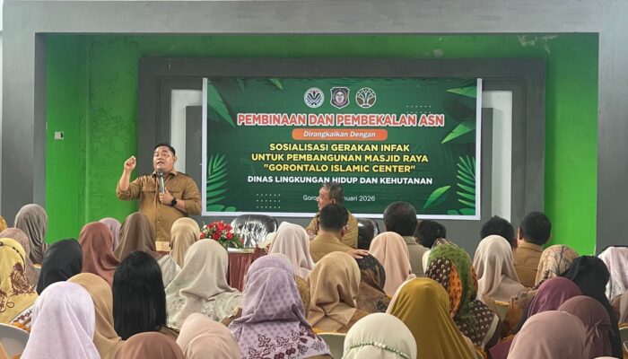 DLHK Sosialisasikan Gerakan Infaq Pembangunan Masjid Gorontalo Islamic Centre