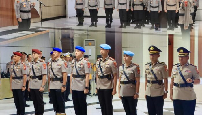 Empat Pejabat Utama Polda Gorontalo Resmi Berganti