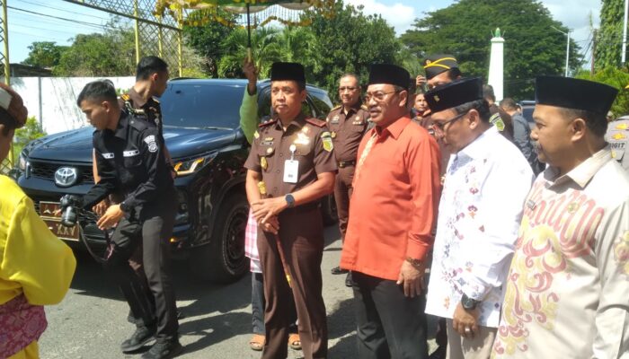 Bupati Rum Pagau Sambut Kunjungan Kerja Kajati Gorontalo di Boalemo