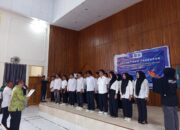 Aris Susanto Lantik Pengurus Paguyuban Mahasiswa Bangkep di Gorontalo