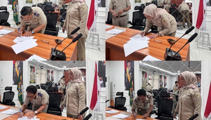 Kantor Pertanahan Kabupaten Gorontalo Gelar Penandatanganan Pakta Integritas