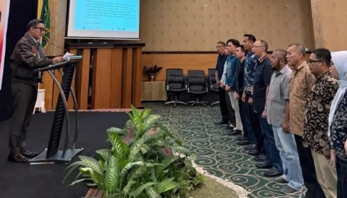 Pengurus Perhimpunan Dunia Usaha Peduli Bencana Kota Gorontalo Dikukuhkan