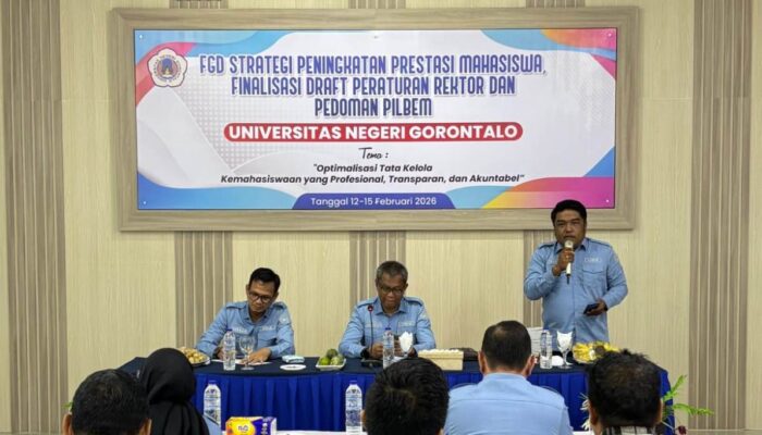 UNG Gelar FGD Strategi Peningkatan Prestasi Mahasiswa