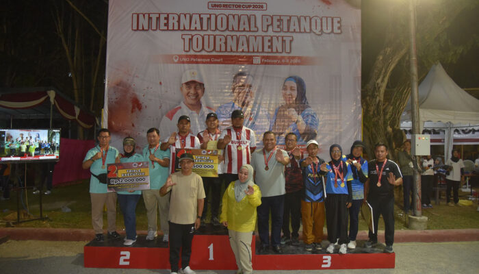 UNG Sukses Gelar Kompetisi Turnamen Petanque Berskala Global