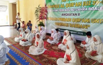 Puluhan Siswa Az-Zahra Uji Tahfidz, Wabup Boalemo Beri Dukungan Langsung