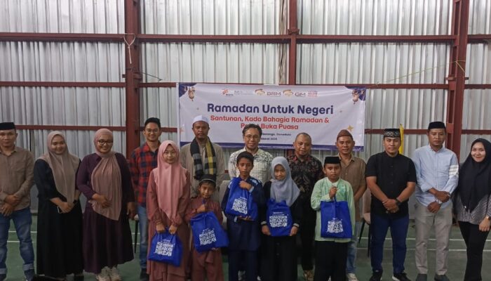 PT Gorontalo Minerals Ajak Anak Yatim di Bone Bolango Buka Puasa Bersama 
