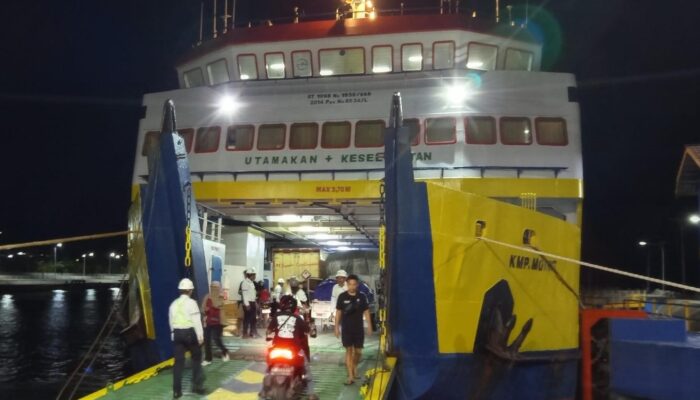 Arus Mudik di Pelabuhan Penyeberangan Gorontalo Mulai Melonjak