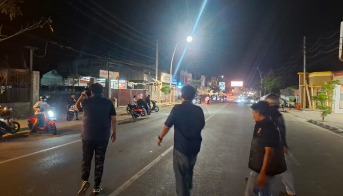 Dirkrimum Polda Gorontalo Bubarkan Anak Motor Antisipasi Balap Liar