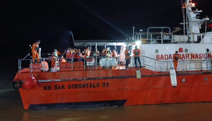 21 Orang Selamat Usai Kapal Nazila 05 Tenggelam, Korban Dievakuasi ke Gorontalo