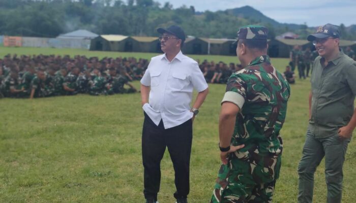 Bupati Rum Sambut Pangdam XIII/Merdeka Tinjau Prajurit Batalyon di Boalemo