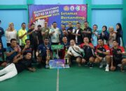 Kementerian ATR/BPN Raih Dua Piala di Kejuaraan Bulutangkis KORPRI