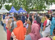 Polda Gorontalo Bantu Warga Belanja Sembako Lewat Pasar Murah