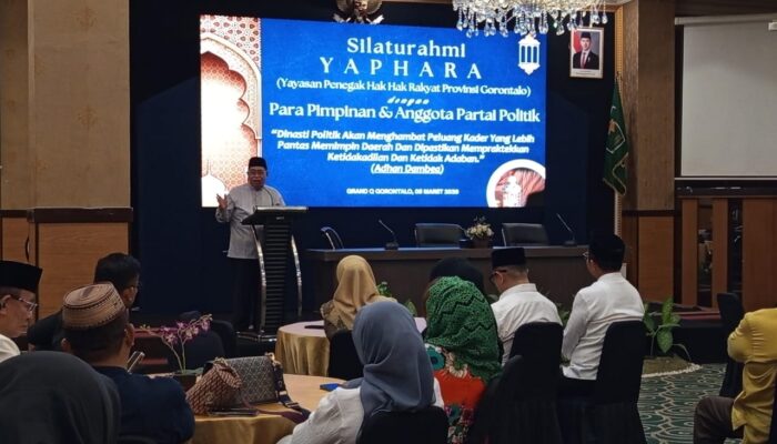 Silaturahmi Para Politisi Gorontalo, Adhan Dambea: Beda Pandangan Hal Biasa