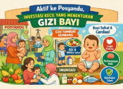 Penelitian UNG: Langkah Kaki Ibu ke Posyandu Bisa Tentukan Masa Depan Bayi