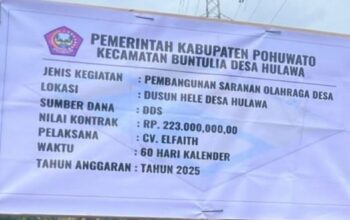 Proyek Sarana Olahraga di Pohuwato Mangkrak, CV Elfaith Serahkan Kasus ke Polisi
