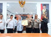 Kantor Pertanahan Serahkan Sertipikat Hak Pakai kepada Polres Gorontalo