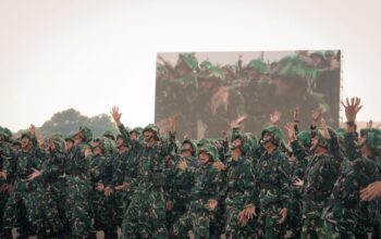 Perkuat Pertahanan Negara, 1.773 ASN Masuk Barak Latihan Komcad 2026