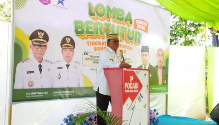 Bupati Bone Bolango Nilai Lomba Bertutur Pekuat Kualitas Pendidikan Anak