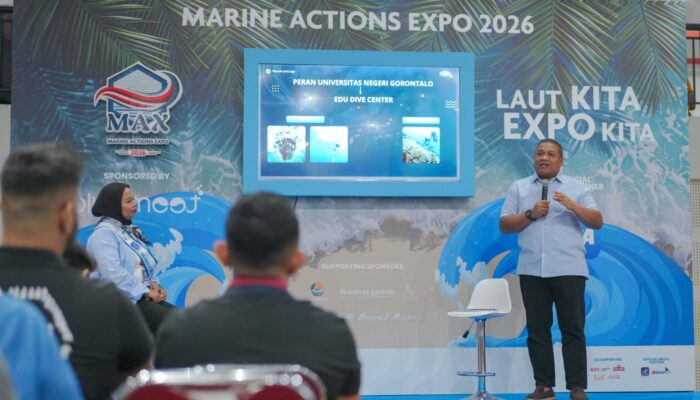 Rektor UNG jadi Pembicara di Marine Action Expo 2026, Paparkan Potensi Teluk Tomini
