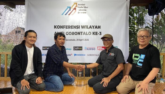 Melki Gani – Fajri kidjab Terpilih Ketua dan Sekretaris AMSI Gorontalo Periode 2026-2030