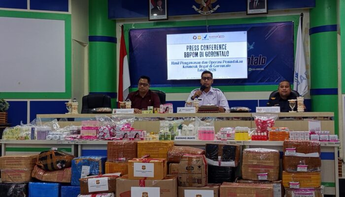 BBPOM di Gorontalo Tindak Peredaran 1.819 Kosmetik Ilegal