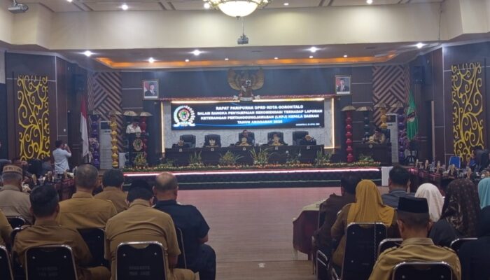 DPRD Kota Gorontalo Paripurnakan LKPJ Kepala Daerah Tahun Anggaran 2025