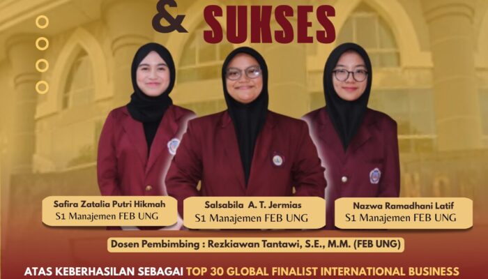 Tiga Mahasiswa FEB UNG Lolos International Business Competition 2026 di Vietnam