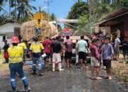 Mobil Pick Up Terbakar di Hulawa, Tangki Milik Pani Gold Mine Bantu Padamkan Api