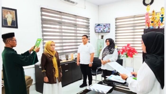 Kantor Pertanahan Kabupaten Gorontalo Lantik PPAT Pengganti