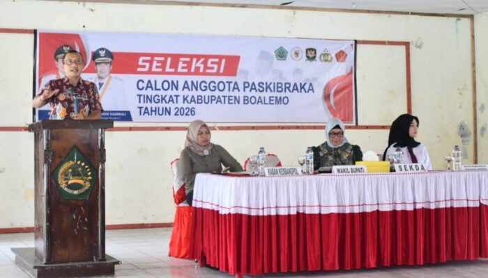 Wabup Boalemo Buka Seleksi Calon Paskibraka 2026, 160 Peserta Ikuti Tahapan