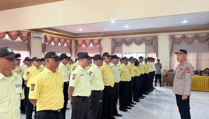 Dirbinmas Polda Gorontalo Buka Pelatihan 143 Satpam, Tekankan Kedisiplinan