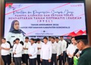 Kantor Pertanahan Kabupaten Gorontalo Ambil Sumpah Panitia Ajudikasi dan Satuan Tugas 2026