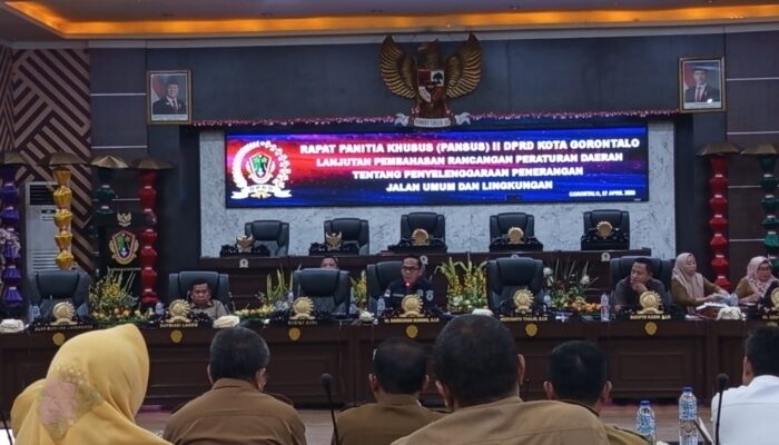 Pansus II DPRD Kota Gorontalo Kembali Bahas Ranperda Penyelenggaraan Penerangan Jalan Umum dan Lingkungan